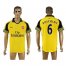 Arsenal #6 Koscielny Away Soccer Club Jersey
