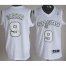 San Antonio Spurs 9 Tony Parker Full White Revolution 30 Swingman NBA Jerseys Cheap