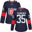 Team USA #35 Cory Schneider Navy Blue 2016 World Cup Womens Stitched NHL Jersey