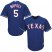 Texas Rangers #5 Mike Napoli Blue Cool Base Stitched Youth MLB Jersey