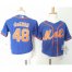 Toddler New York Mets #48 Jacob DeGrom Blue Alternate Home Cool Base Stitched MLB Jersey