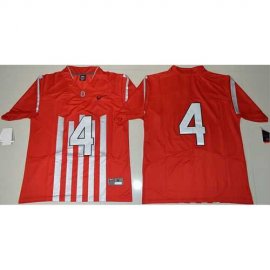 Ohio State Buckeyes #4 Curtis Samuel Red 1917 Throwback Limited Stitched NCAA Jersey