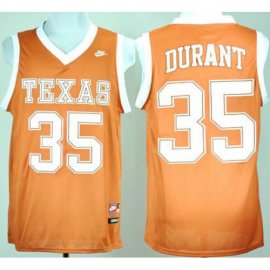 Texas Longhorns Kevin Durant 35 Burnt Orange College Basketball Jersey Cheap