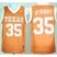 Texas Longhorns Kevin Durant 35 Burnt Orange College Basketball Jersey Cheap