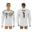 Germany #1 NEUER Home 2018 FIFA World Cup Long Sleeve Thailand Soccer Jersey