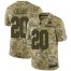 Nike Washington Football Team #20 Landon Collins Camo Mens Stitched NFL Limited 2018 Salute To Service Jersey