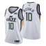 Nike Utah Jazz #10 Derrick Alston Jr. White Mens 2021-22 NBA 75th Anniversary Diamond Swingman Jersey – Association Edition Mens