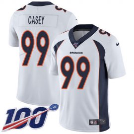 Nike Denver Broncos #99 Jurrell Casey White Youth Stitched NFL 100th Season Vapor Untouchable Limited Jersey