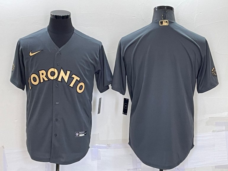 Blue Jays Blank Charcoal Nike 2022 MLB All Star Cool Base Jersey Blue Jays Blank Charcoal Nike 2022 MLB All Star Cool Base Jersey