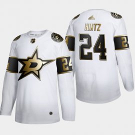 Dallas Stars #24 Roope Hintz Mens Adidas White Golden Edition Limited Stitched NHL Jersey
