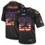Nike Chicago Bears #23 Kyle Fuller Black Mens Stitched NFL Elite USA Flag Fashion Jersey