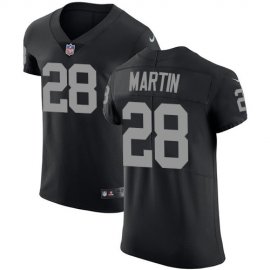 Nike Las Vegas Raiders #28 Doug Martin Black Team Color Mens Stitched NFL Vapor Untouchable Elite Jersey