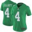 Nike Philadelphia Eagles #4 Jake Elliott Green Womens Stitched NFL Limited Rush Jersey