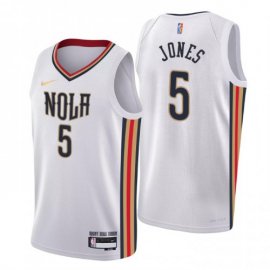 New Orleans New Orleans Pelicans #5 Herbert Jones Mens Nike White 2021/22 Swingman NBA Jersey – City Edition Mens