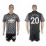 Manchester United #20 S.romero Black Soccer Club Jersey