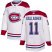 Adidas Montreal Canadiens #11 Brendan Gallagher White Authentic Stitched Youth NHL Jersey