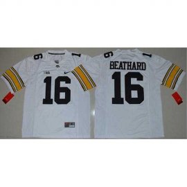 Iowa Hawkeyes #16 C. J. Beathard White Stitched NCAA Jersey