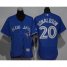 Toronto Blue Jays #20 Josh Donaldson Blue Flexbase Authentic Womens Stitched MLB Jersey