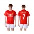 Manchester United #7 Memphis Red Home Soccer Club Jersey
