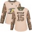 Adidas Anaheim Ducks #15 Ryan Getzlaf Camo Authentic 2017 Veterans Day Womens Stitched NHL Jersey