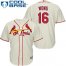 St.Louis Cardinals #16 Kolten Wong Cream Cool Base Stitched Youth MLB Jersey