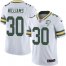 Nike Green Bay Packers #30 Jamaal Williams White Youth 100th Season Stitched NFL Vapor Untouchable Limited Jersey
