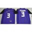 UConn Huskies #3 Jake Browning Purple Limited Stitched NCAA Jersey