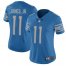 Nike Detroit Lions #11 Marvin Jones Jr Light Blue Team Color Womens Stitched NFL Vapor Untouchable Limited Jersey