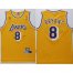 Los Angeles Lakers #8 Kobe Bryant Gold Throwback Stitched NBA Jersey