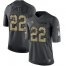 Nike Minnesota Vikings #22 Harrison Smith Black Mens Stitched NFL Limited 2016 Salute To Service Jersey