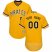 Pittsburgh Pirates Majestic Alternate Flex Base Authentic Collection Custom Jersey Gold