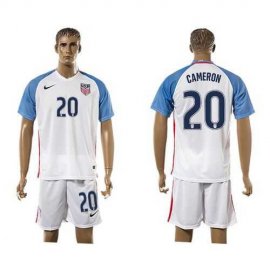 USA #20 Cameron Home Soccer Country Jersey