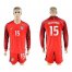 USA #15 Beckerman Away Long Sleeves Soccer Country Jersey