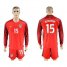 USA #15 Beckerman Away Long Sleeves Soccer Country Jersey