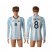 Argentina #8 Simeoni Home Long Sleeves Soccer Country Jersey