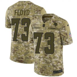 Nike Minnesota Vikings #73 Sharrif Floyd Camo Mens Stitched NFL Limited 2018 Salute To Service Jersey