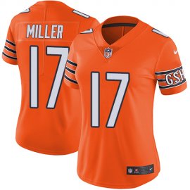 Nike Chicago Bears #17 Anthony Miller Orange Womens Stitched NFL Limited Rush Jersey