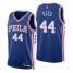 Nike Philadelphia 76ers #44 Paul Reed Royal Mens 2021-22 NBA 75th Anniversary Diamond Swingman Jersey – Icon Edition Mens
