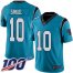 Nike Carolina Panthers #10 Curtis Samuel Blue Mens Stitched NFL Limited Rush 100th Season Jersey
