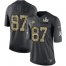 Nike Kansas City Chiefs #87 Travis Kelce Black Youth Super Bowl LV Bound Stitched NFL Limited 2016 Salute to Service Jersey