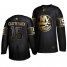 Adidas New York Islanders #15 Cal Clutterbuck Mens 2019 Black Golden Edition Authentic Stitched NHL Jersey