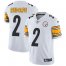 Nike Pittsburgh Steelers #2 Mason Rudolph White Mens Stitched NFL Vapor Untouchable Limited Jersey