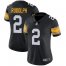 Nike Pittsburgh Steelers #2 Mason Rudolph Black Alternate Womens Stitched NFL Vapor Untouchable Limited Jersey