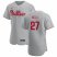 Philadelphia Phillies #27 Aaron Nola Mens Nike Gray Road 2020 Authentic Player MLB Jersey