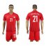 Poland #21 Teodorczyk Away Soccer Country Jersey