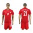 Poland #21 Teodorczyk Away Soccer Country Jersey