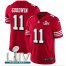 Nike San Francisco 49ers #11 Marquise Goodwin Red Super Bowl LIV 2020 Team Color Mens Stitched NFL Vapor Untouchable Limited II Jersey