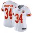 Nike Kansas City Chiefs #34 Darwin Thompson White Womens Stitched NFL Vapor Untouchable Limited Jersey