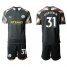 Manchester City #31 Ederson M. Black Goalkeeper Soccer Club Jersey
