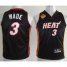 Kids Miami Heat 3 Dwyane Wade Black 2011 NBA Finals Jersey Cheap
